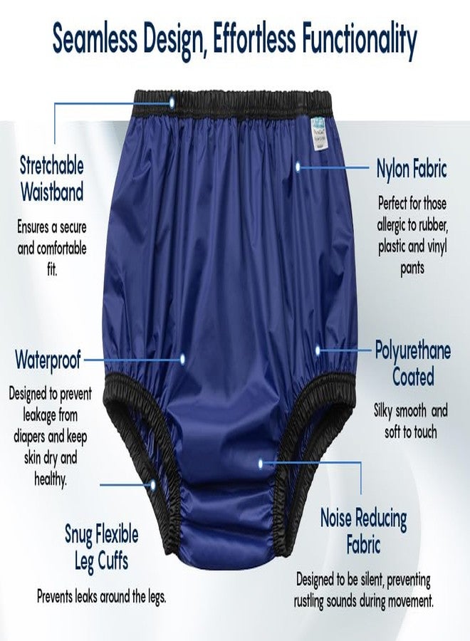 Kleinert's Incontinence Leak-Protection, Washable Pull-On Diaper Cover Pant, Advanced Duralite-Cool-Lightweight - Kleinert's Large - Image 3